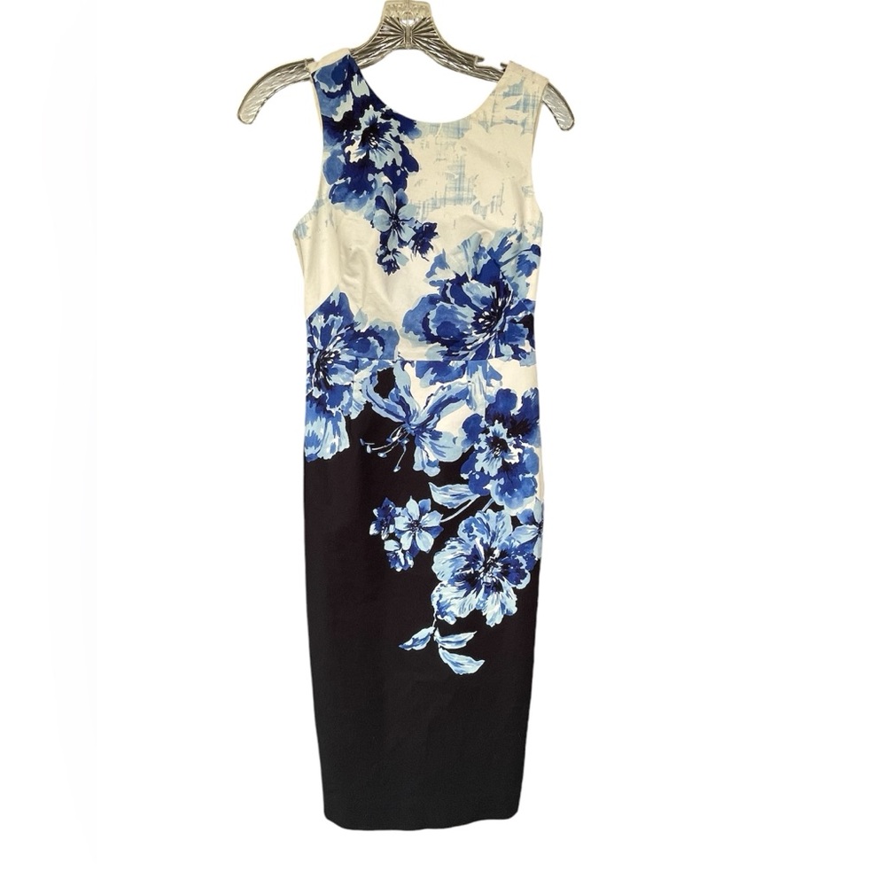 Maeve Anthropologie Blue Floral dress size 0